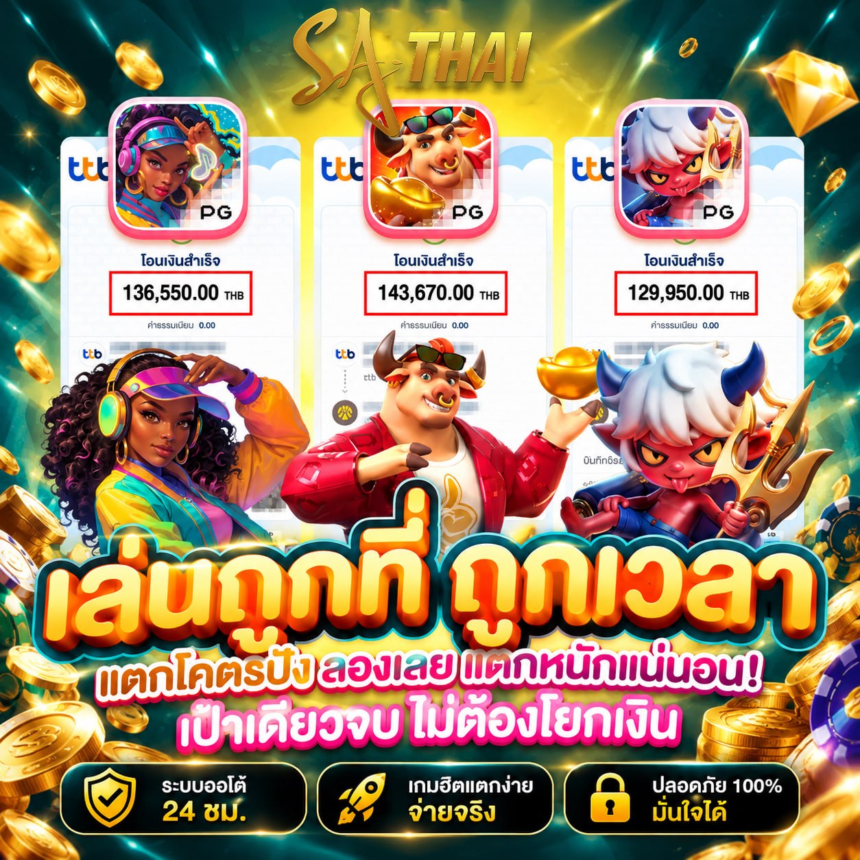 เล่นถูกที่ ถูกเวลา แตกโควตปัง เป้าเดียวจบ ไม่ต้องโยกเงิน